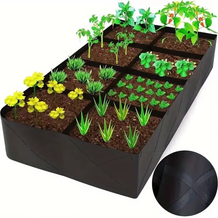 [Lit de jardin surélevé extra-large] Kit de lit de jardin surélevé extra-large à 8 grilles – Jardini
