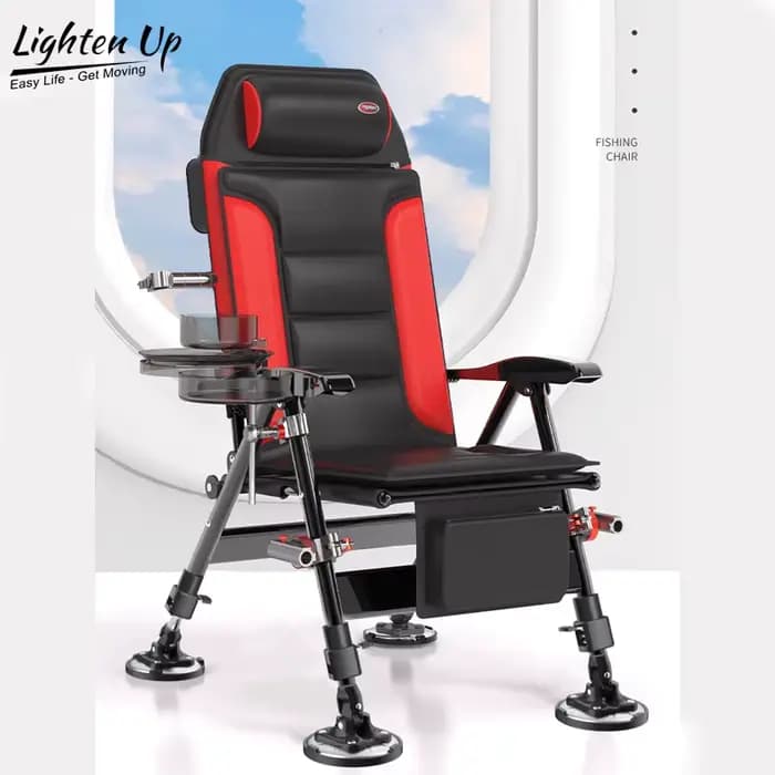 Chaise longue pliante multifonctionnelle de style européen, radeau de pêche en plein air, équipement