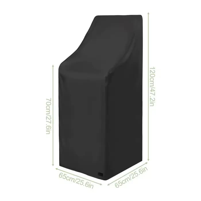 Housse de chaise de jardin, robuste, étanche, réglable, Protection des meubles d'extérieur, pont, po