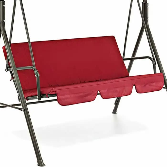 Chaise pivotante d'extérieur 3 places, housse de coussin de siège, remplacement étanche pour meubles
