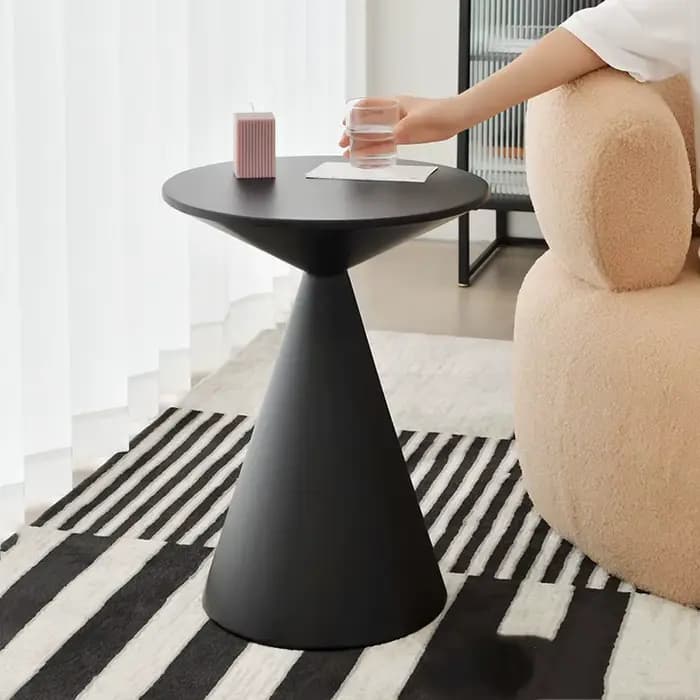Table basse ronde en métal de luxe, meuble de salon, Table d'appoint de canapé, quelques balcon, Tab