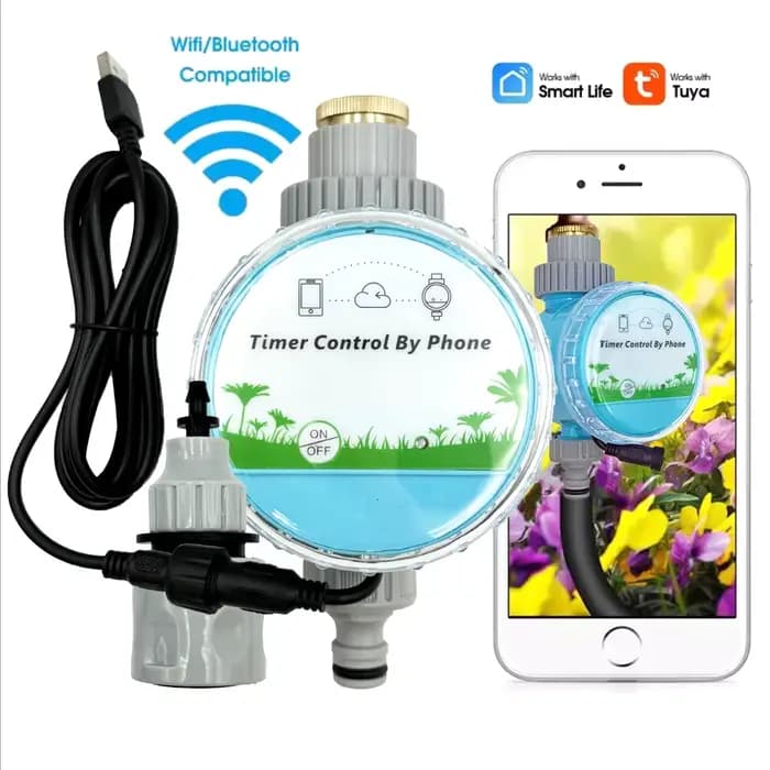 Minuterie d'eau de jardin sans fil WiFi, téléphone intelligent, télécommande, serre de maison, Kit d