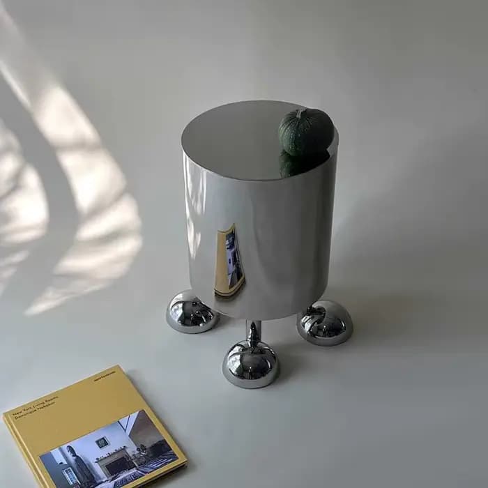Table Basse Moderne en Acier Inoxydable, Design Simple, Rangement, Canapé, Chambre à Coucher, oral e