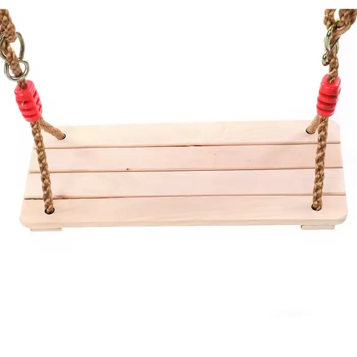 Balançoire extérieure pour enfants et adultes, balançoire de jardin en bois antiseptique à quatre pl
