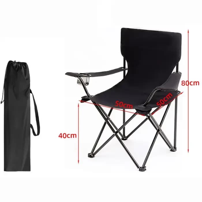 Chaise de camping pliable, fauteuil de plage portable, chaise longue d'extérieur pour la pêche et le