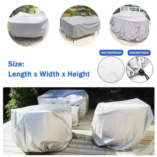 Véritable couverture extérieure pour meubles de jardin, résistant à la pluie et à la neige, chaise d