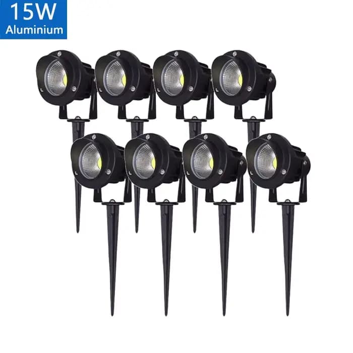 LED lampe de pelouse de jardin 5W 10W 15W extérieur Waterprof IP65 220V110V12V24V paysage Spike ampo