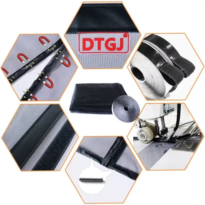 DTGJ – moustiquaire magnétique pour porte, rideau anti-insectes volants, fermeture automatique, mail
