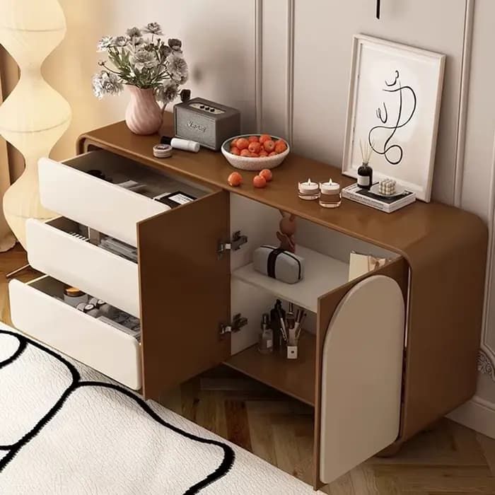 Armoires commodes Buffet de rangement tiroirs nordiques salon bureau armoires de salon vêtements en 