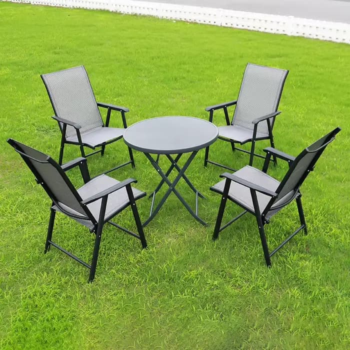 Ensemble Table et chaises pliantes d'extérieur, Portable, pour jardin, loisirs, pique-nique, Camping