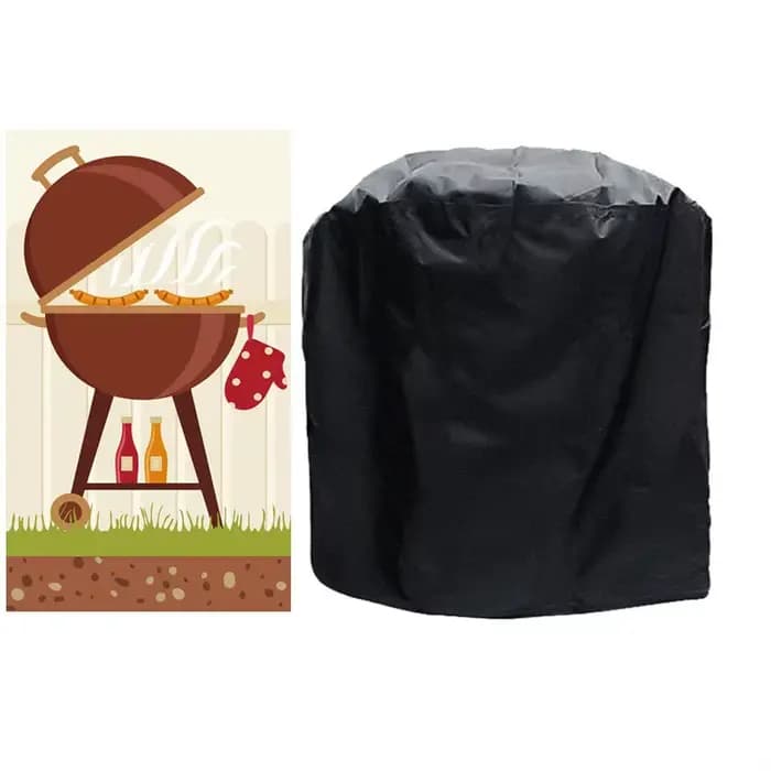 Housse de barbecue imperméable 210D, housse de protection robuste pour barbecue extérieur, housse an