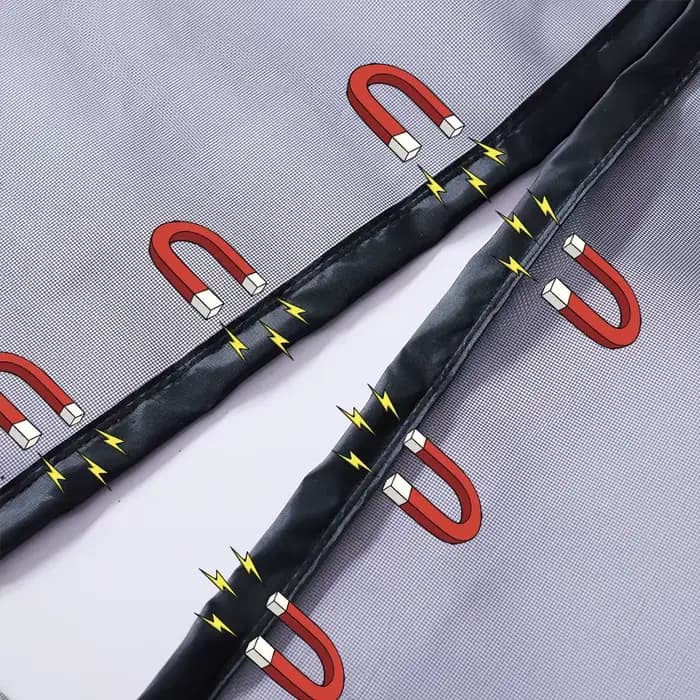 DTGJ – moustiquaire magnétique pour porte, rideau anti-insectes volants, fermeture automatique, mail