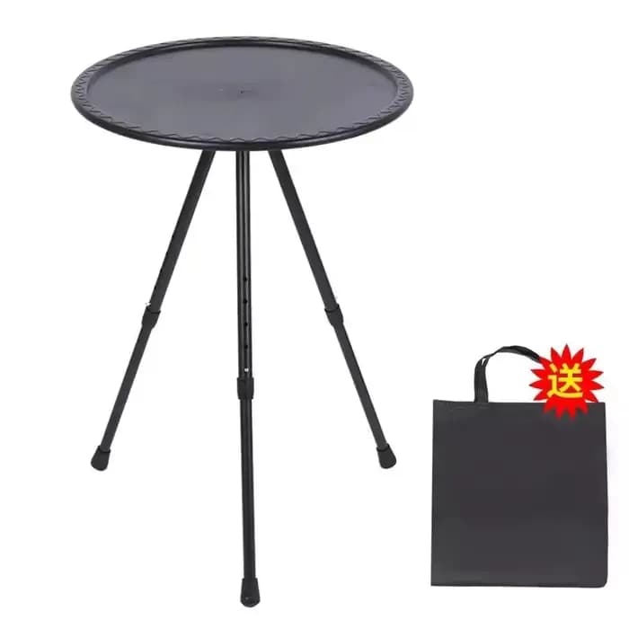DDPNKL-Petite Table Ronde d'Extérieur, Camping, Loisirs, Pique-Nique Portable Ultra Légère, Table de