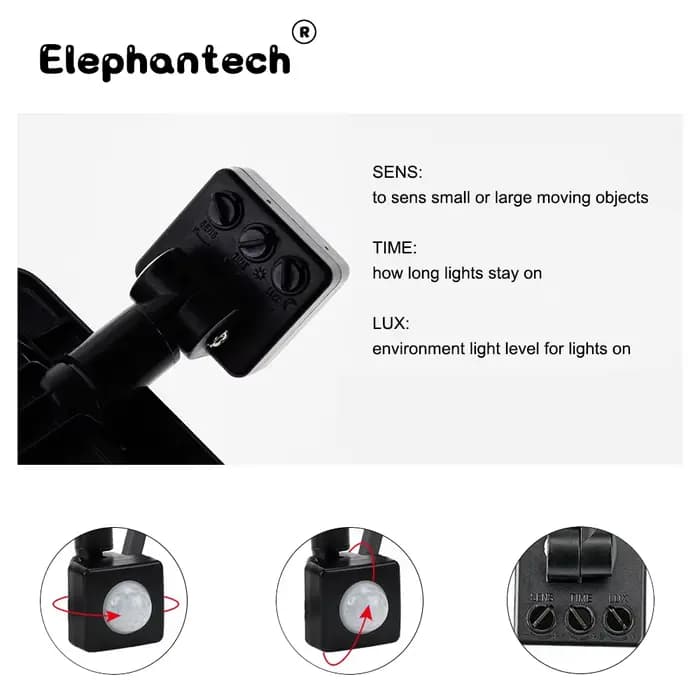 LED PIR détecteur de mouvement LED projecteur extérieur LED projecteur projecteur LED 220V 100W 50W 