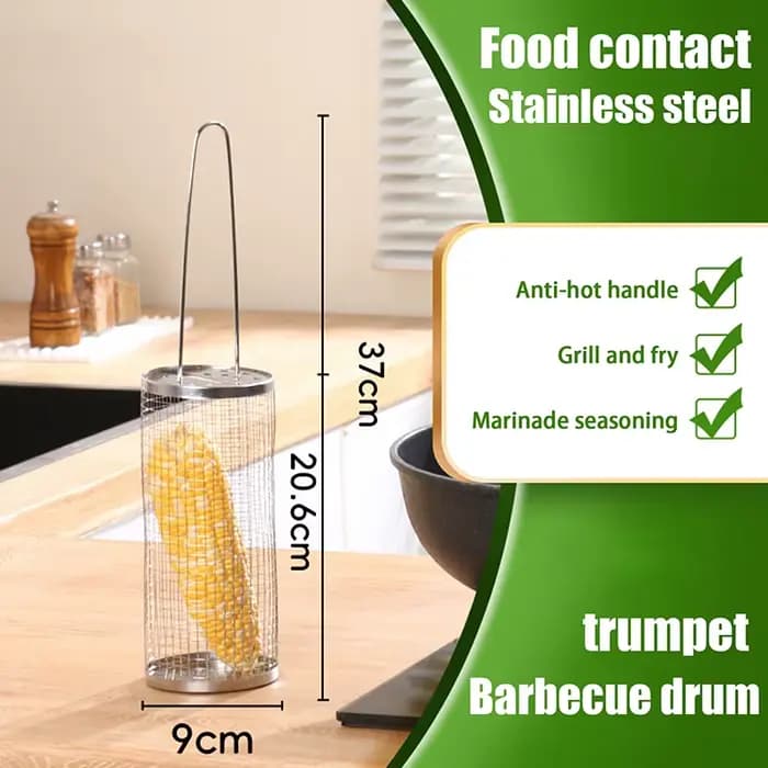 Cages de Barbecue en acier inoxydable, panier de gril, ustensiles de cuisine de Camping en plein air