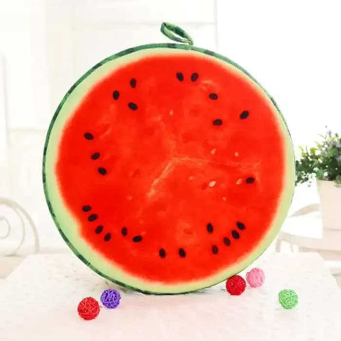Coussin de siège rond en forme de Fruit, 40cm, housse de chaise de jardin, pour la maison, le bureau