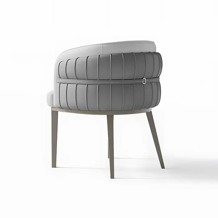 Ensemble de 2 chaises de salle à manger confortables, rembourrées et imperméables, avec bras europée