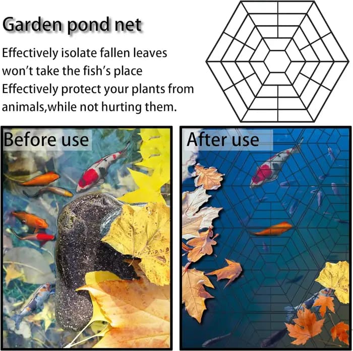 Filet de protection en plastique pour sécuritaires de jardin, protection flottante pour protéger le 