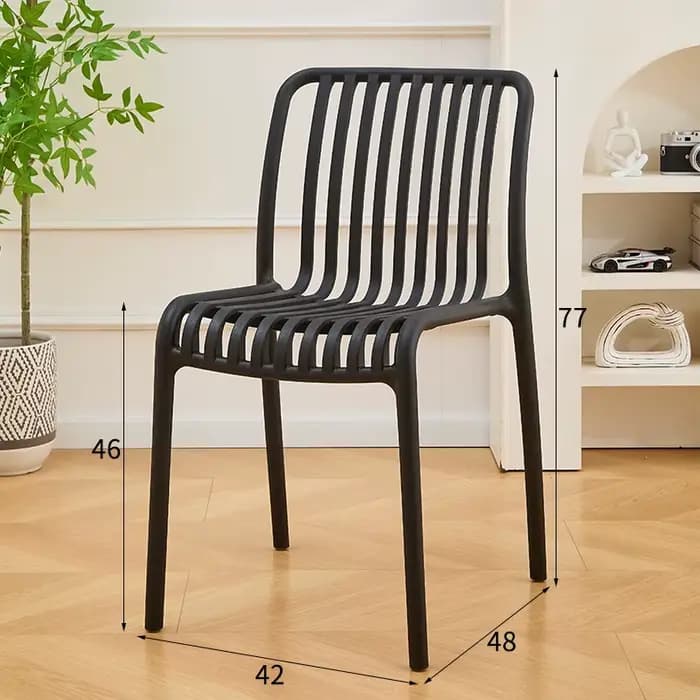 Nouveau balcon loisirs Support robuste fauteuil extérieur minimaliste maison empilable chaises de sa