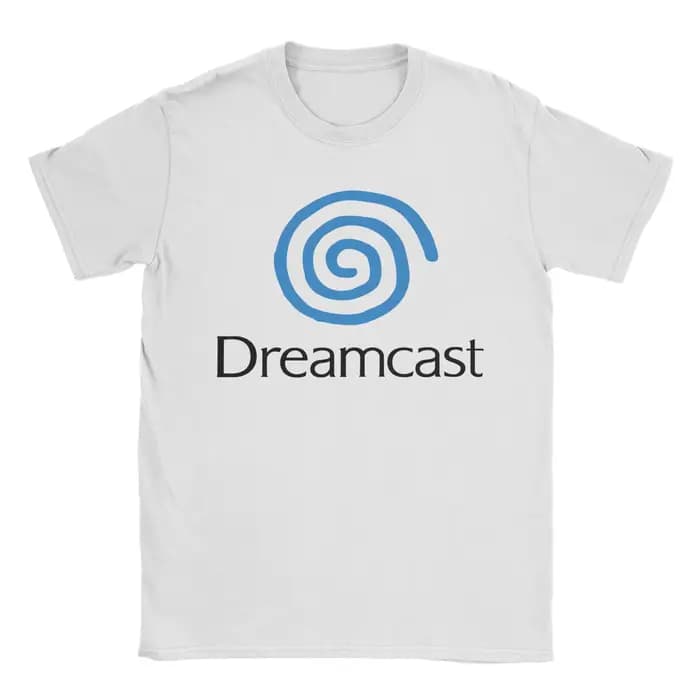 T-Shirt avec Logo Dreamcast, tendance d'été, cool, pour hommes et femmes, col ras du cou, surdimensi