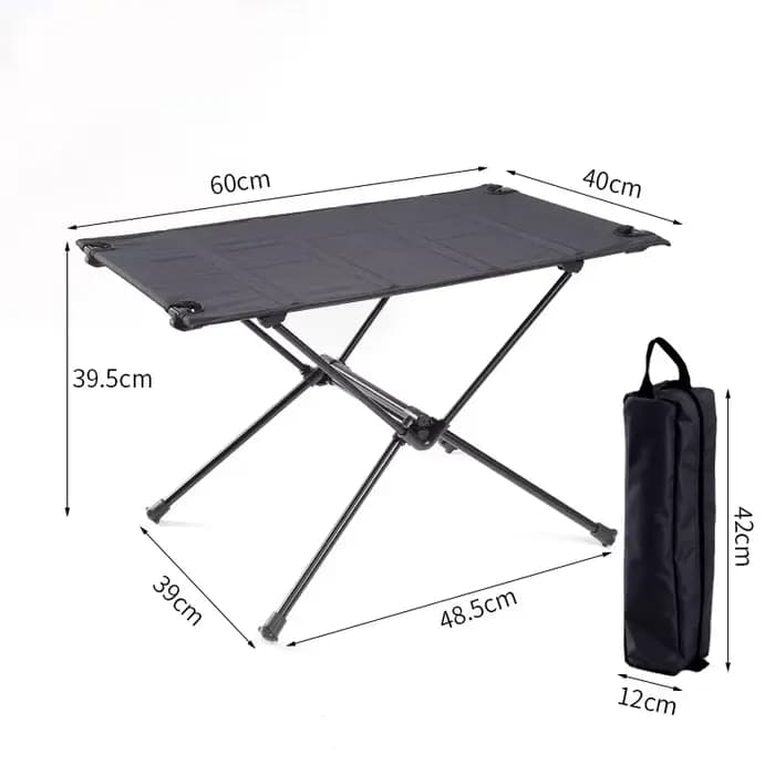 Table de Camping pliante Portable en alliage d'aluminium, ultralégère, pour l'extérieur, bureau de d