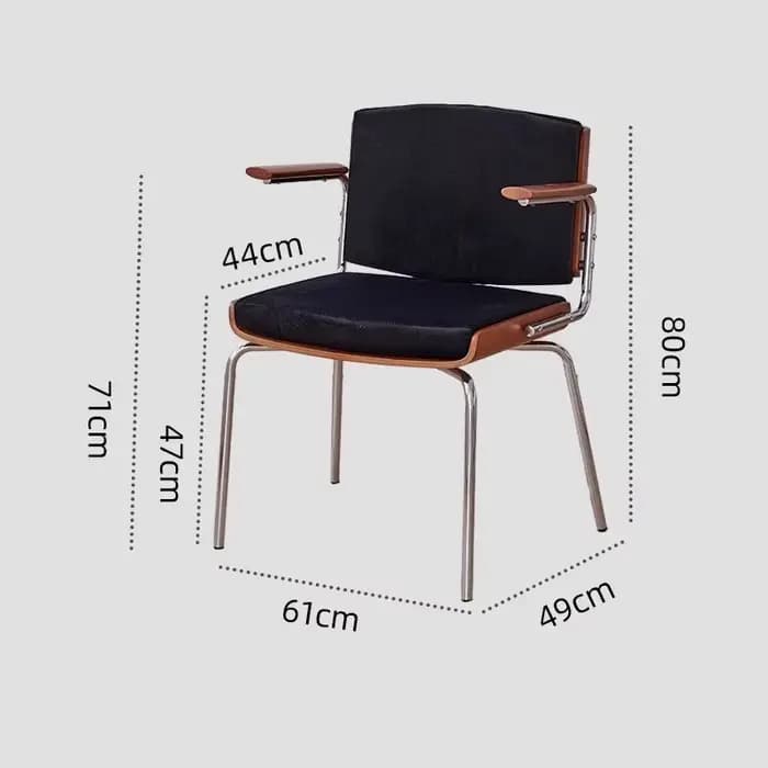 Chaise longue rembourrée scandinave, rétro, simple place, dossier confortable pour la maison et le P