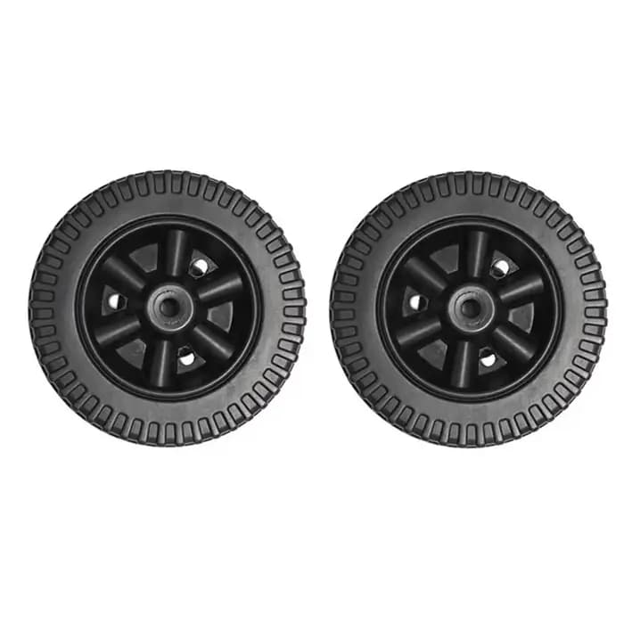 Roues de remplacement pour grille de barbecue, accessoires de four, roue moulée par soufflage de 6 p