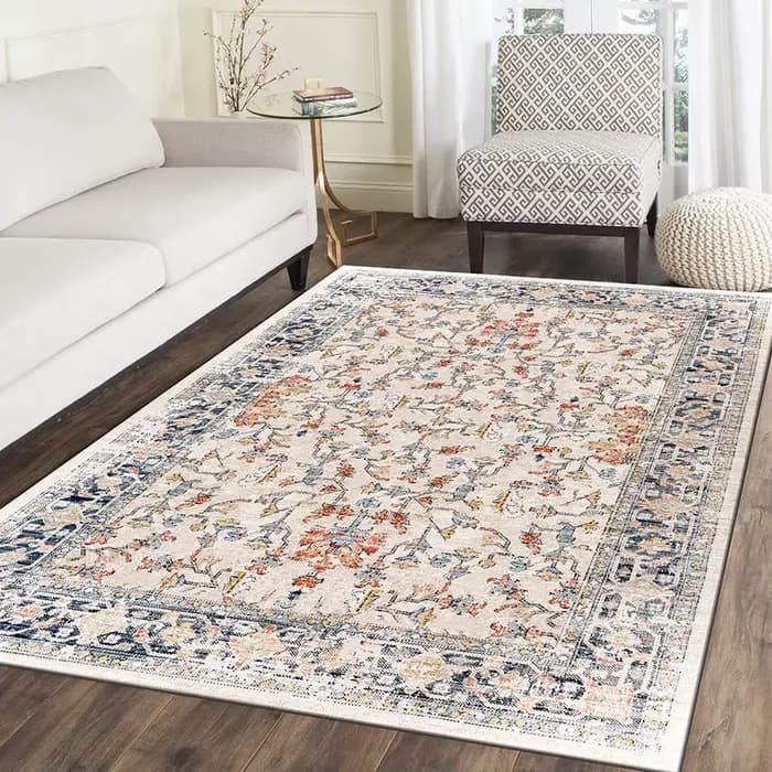 Tapis imprimé lavable pour salon, grand tapis doux pour chambre à coucher, tapis de luxe bohème maro