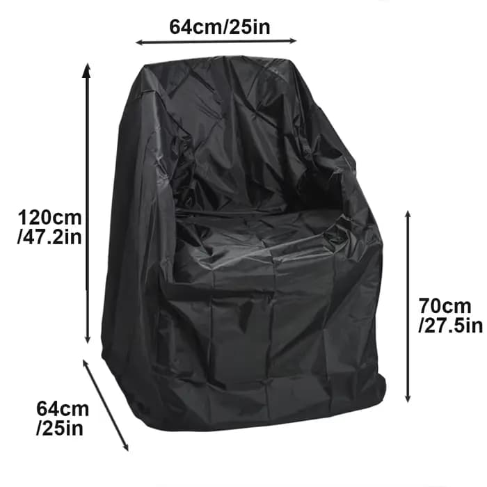 Housse de Protection imperméable pour chaises de jardin extérieur, housse de Protection pour canapé,