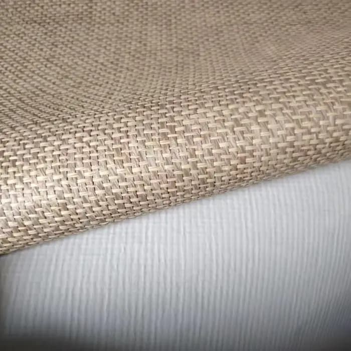 L:2.5 mètres de largeur: 450mm Design hôtel décorer herbe naturelle tissu meubles autocollant bricol