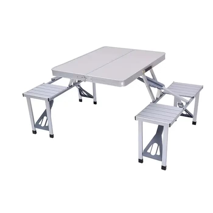 Table pliante de Camping en plein air/bureau et chaise une Table quatre chaises en alliage d'alumini