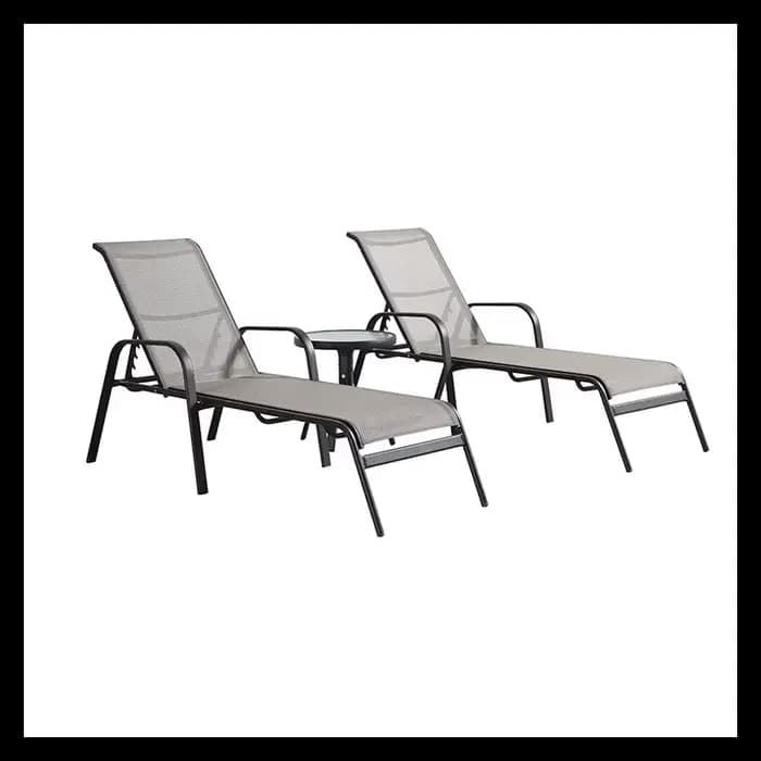 Chaise longue imperméable extérieure hôtel piscine lit de loisirs bord de mer chaise de plage Teslin
