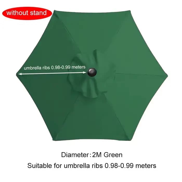 Housse de remplacement pour Parasol de jardin, 2/2.7/3 mètres, housse de protection pour Parasol ban