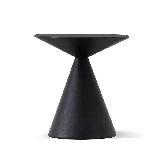 Table d'appoint d'angle noire ronde, minimaliste et moderne, table d'appoint de canapé, style nordiq