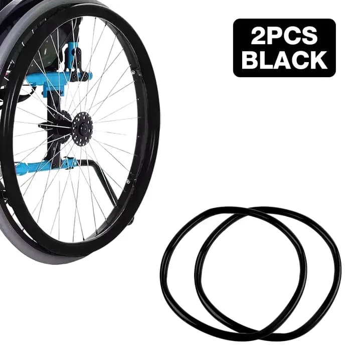 Housses de roues de fauteuil roulant de 24 pouces, housses antidérapantes pour chariot de fauteuil r