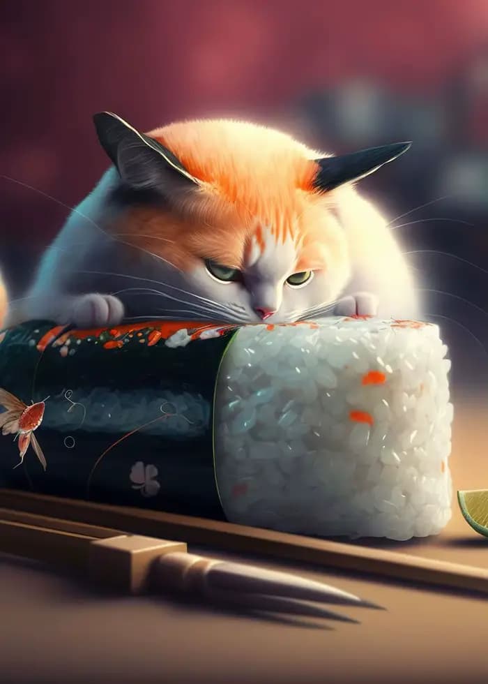 Affiche de sushi du stade du Japon pour la décoration intérieure, impressions pour la cuisine, illus