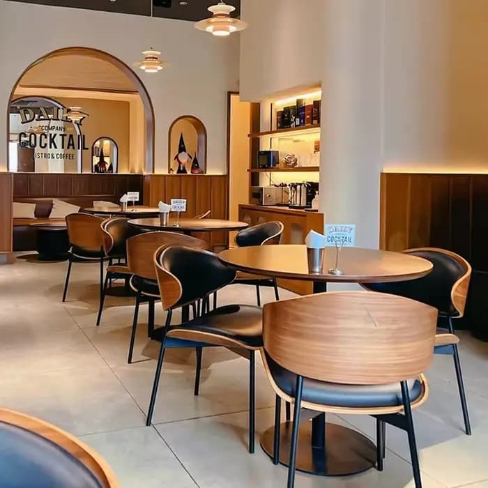 Offre spéciale personnalisé Design moderne industriel bois Commercial Restaurant meubles Durable sal
