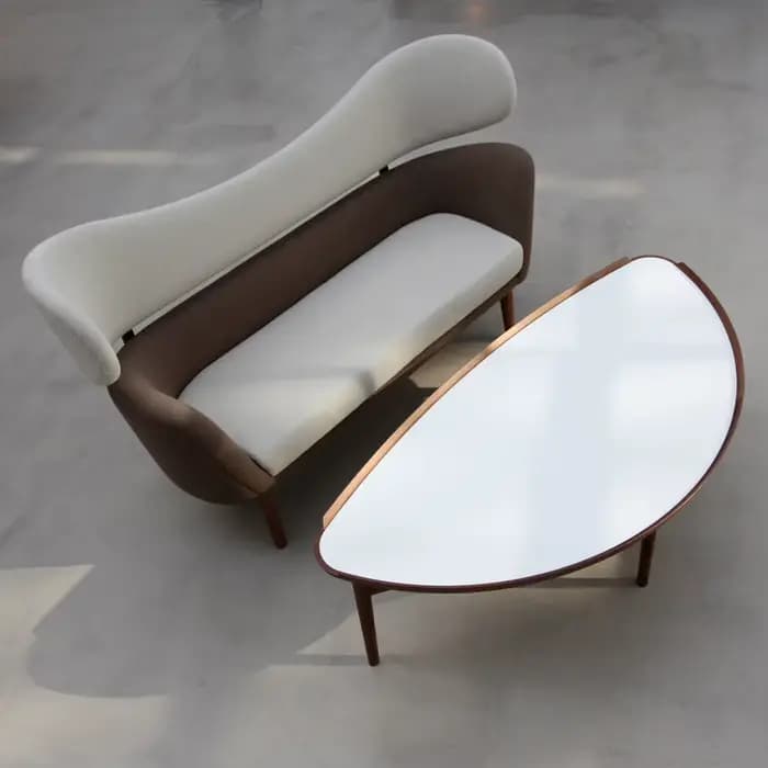 Ensemble de meubles d'extérieur en bois de teck haut de gamme, design moderne, pour jardin, cour, hô