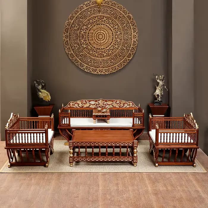 Yili nouveau chinois en bois massif salon canapé table basse combinaison ensemble asie du sud-est st