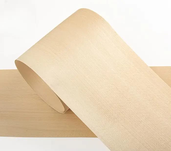 L:2.6 mètres largeur: 200mm T:0.5mm feuilles de placage de bois massif de grain droit de hêtre blanc