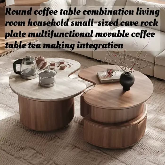 Ensemble de tables basses rondes pour salon