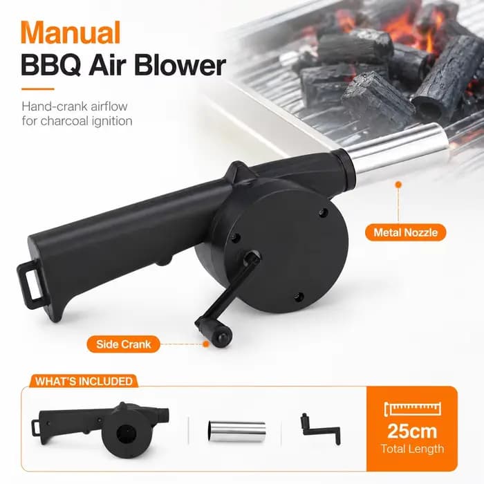 Souffleur manuel pour barbecue