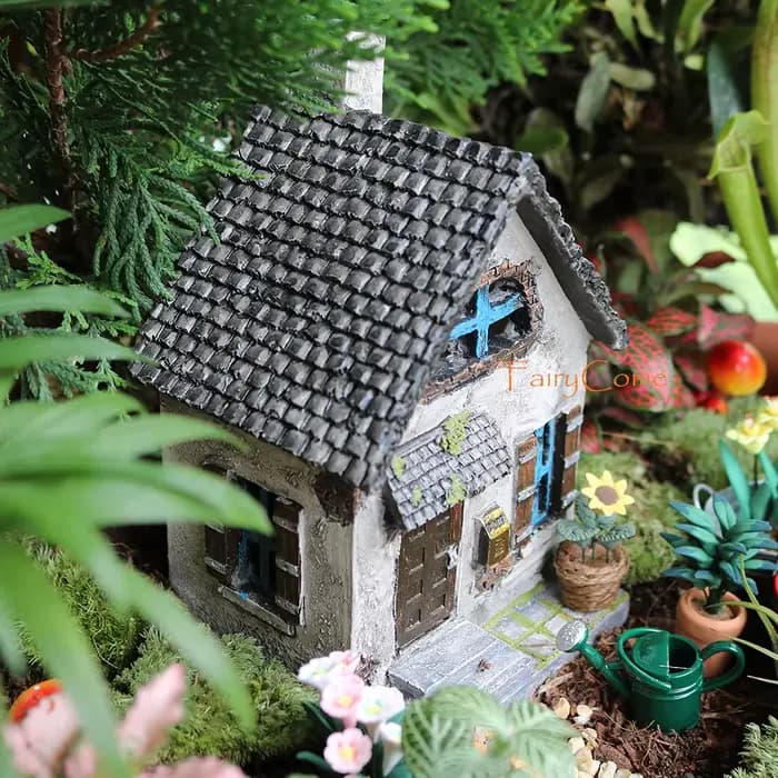 Maison de jardin rustique en résine l'inventaire