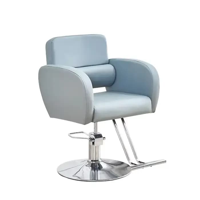 Chaise de barbier classique personnalisée, tabouret de barbier de beauté portable, meubles de salon de coiffure