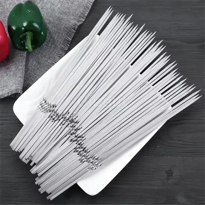 Bâtons de barbecue en acier inoxydable