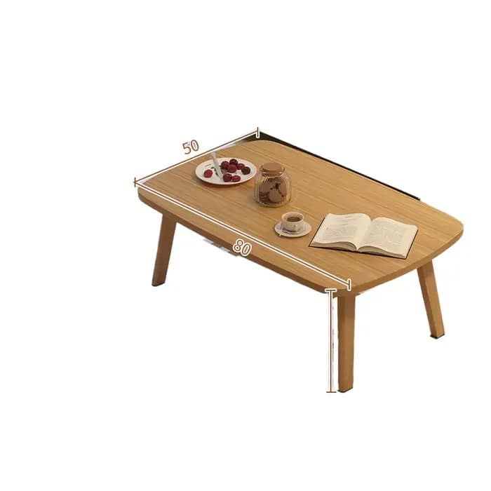 Table basse pliable en bois massif