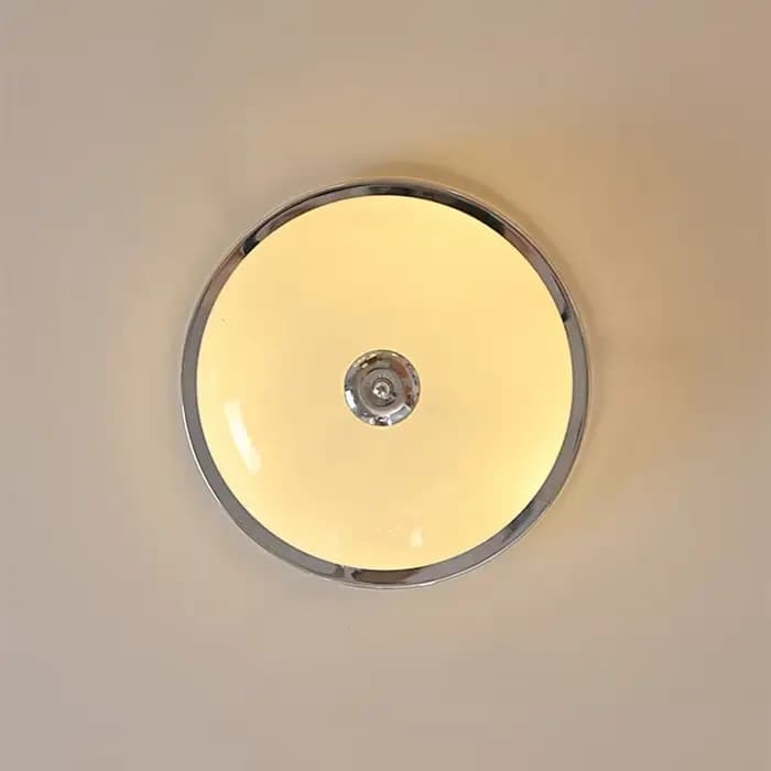 Bauhaus moderne français balcon chambre couloir porche verre plafonniers salon salle d'étude Art déco plafond décoratif éclairage