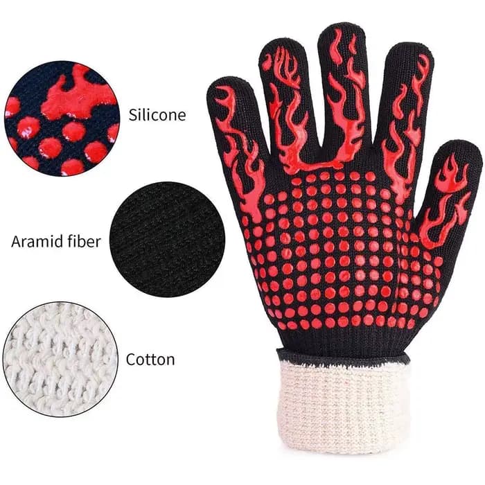 Gants de barbecue résistants à la chaleur