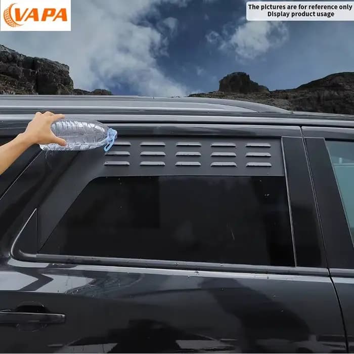 Panneau de ventilation décoratif pour fenêtre arrière de voiture, accessoires de camping, compatible avec Dodge Durango 2011 et Jeep Grand Cherokee 2011-2020