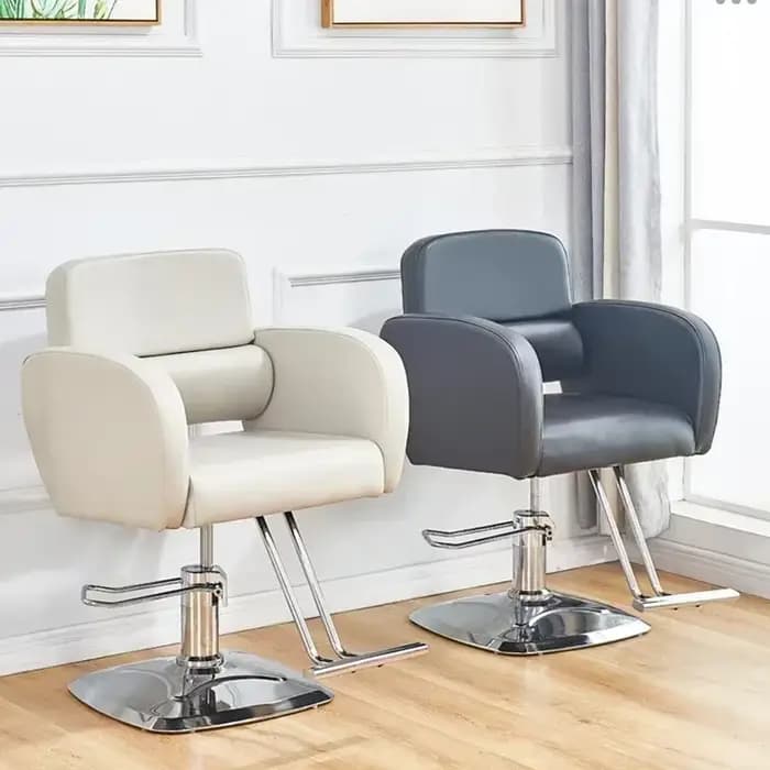 Chaise de barbier classique personnalisée, tabouret de barbier de beauté portable, meubles de salon de coiffure